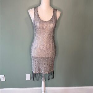 Fringe cocktail dress
